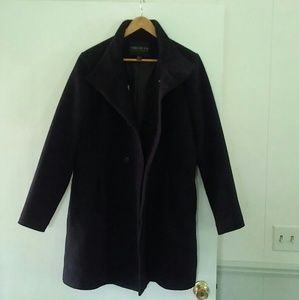 FOREVER 21 PLUS 2X Black double breasted coat
